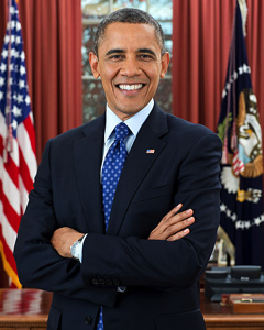 Figure 1—Obama wearing a suit